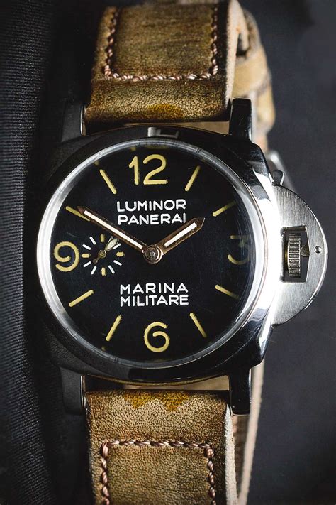 montre homme panerai occasion|panerai marina militare skeleton watch.